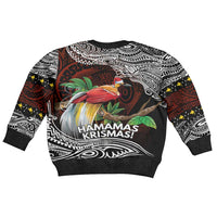 Papua New Guinea Christmas Kid Ugly Christmas Sweater LT9 - Polynesian Pride