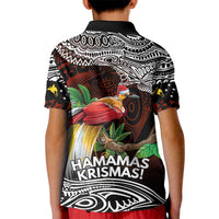 Papua New Guinea Christmas Kid Polo Shirt LT9 - Polynesian Pride