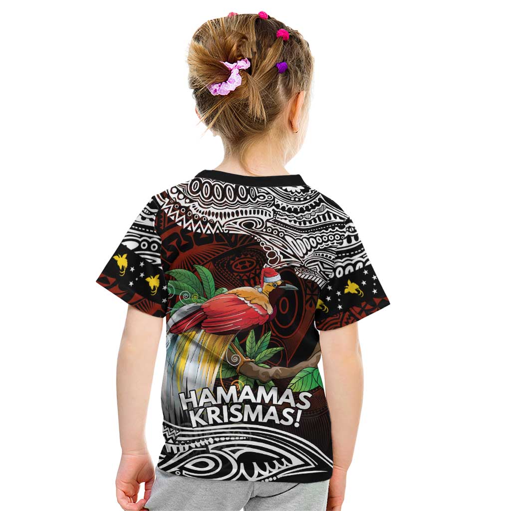 Papua New Guinea Christmas Kid T Shirt LT9 - Polynesian Pride