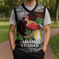 Papua New Guinea Christmas Knitted V-Neck Vest LT9 - Polynesian Pride