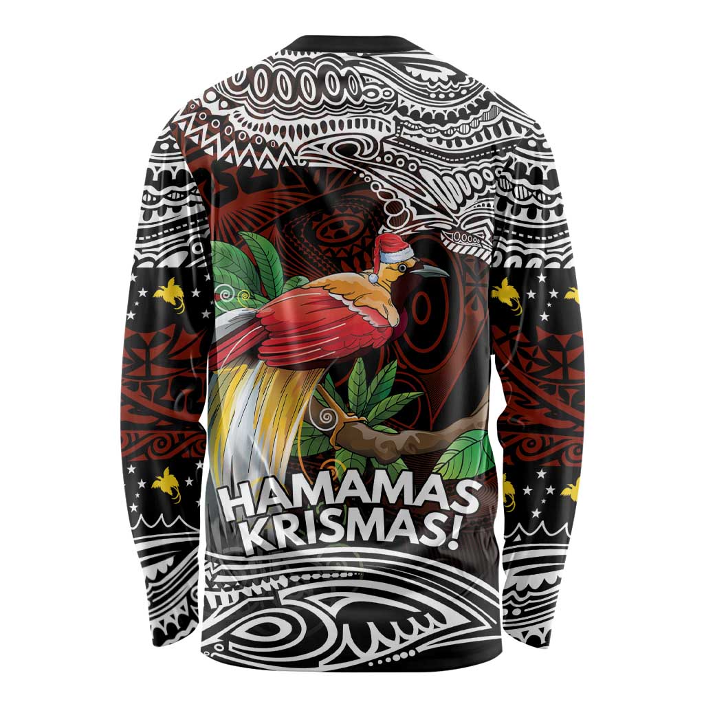 Papua New Guinea Christmas Long Sleeve Shirt - Polynesian Pride