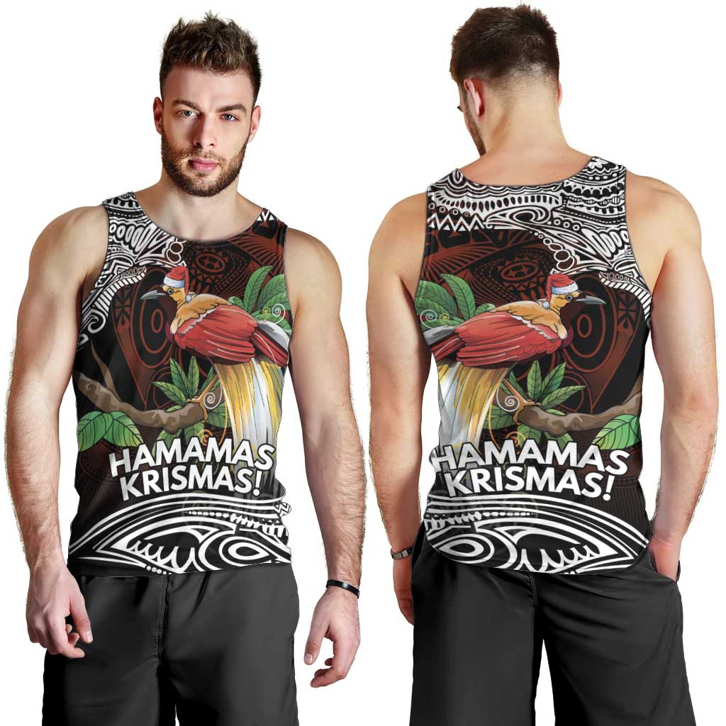 Papua New Guinea Christmas Men Tank Top - Polynesian Pride