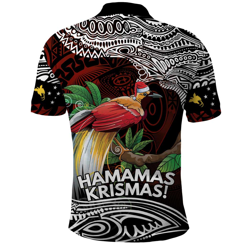 Papua New Guinea Christmas Polo Shirt - Polynesian Pride