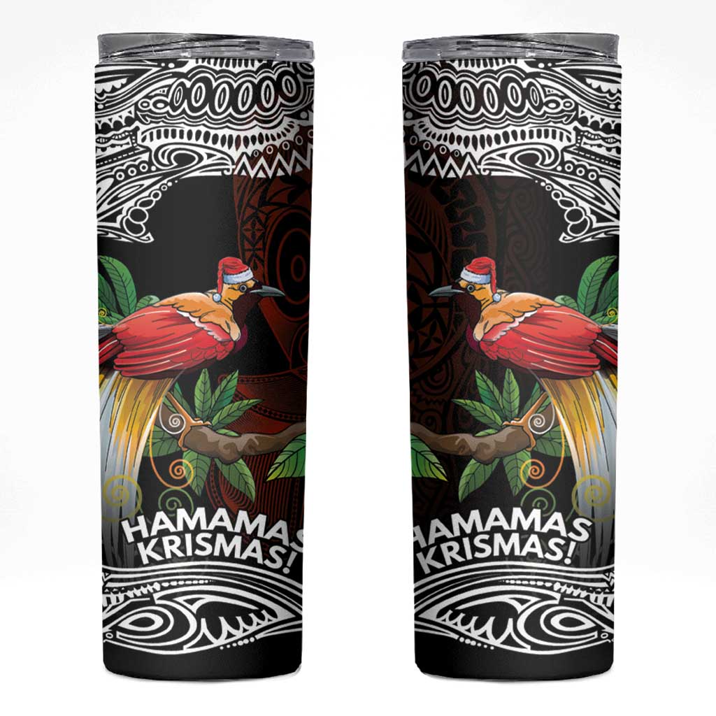 Papua New Guinea Christmas Skinny Tumbler - Polynesian Pride
