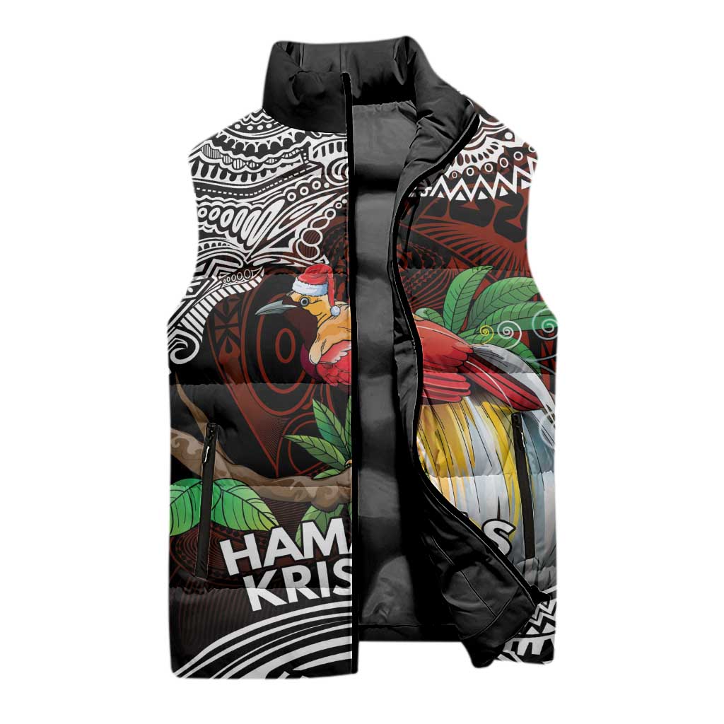 Papua New Guinea Christmas Sleeveless Puffer Jacket LT9 - Polynesian Pride