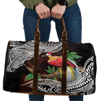 Papua New Guinea Christmas Travel Bag LT9 Black - Polynesian Pride