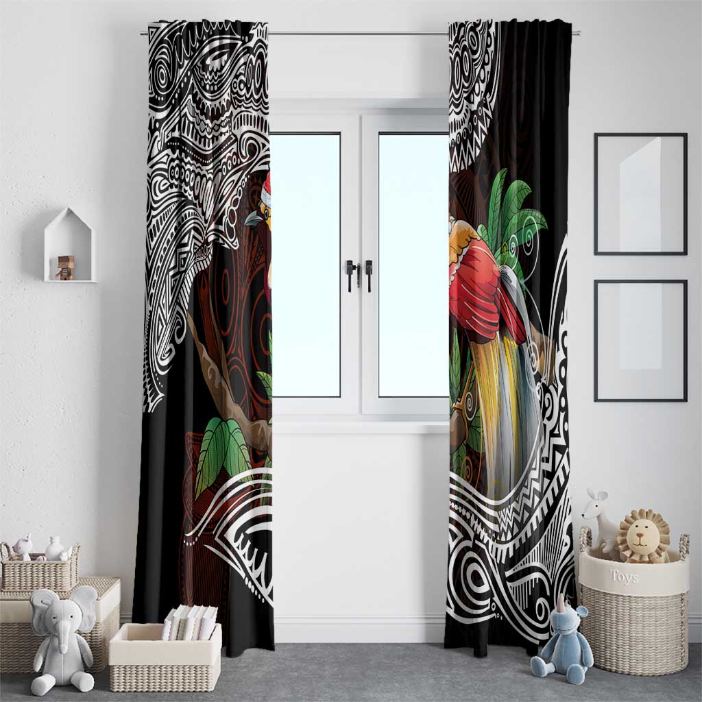 Papua New Guinea Christmas Window Curtain - Polynesian Pride