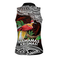 Papua New Guinea Christmas Women Sleeveless Polo Shirt - Polynesian Pride