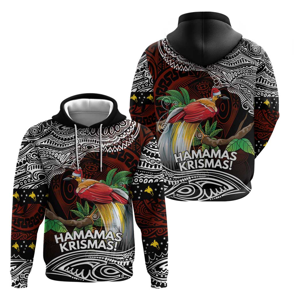 Papua New Guinea Christmas Zip Hoodie LT9 - Polynesian Pride