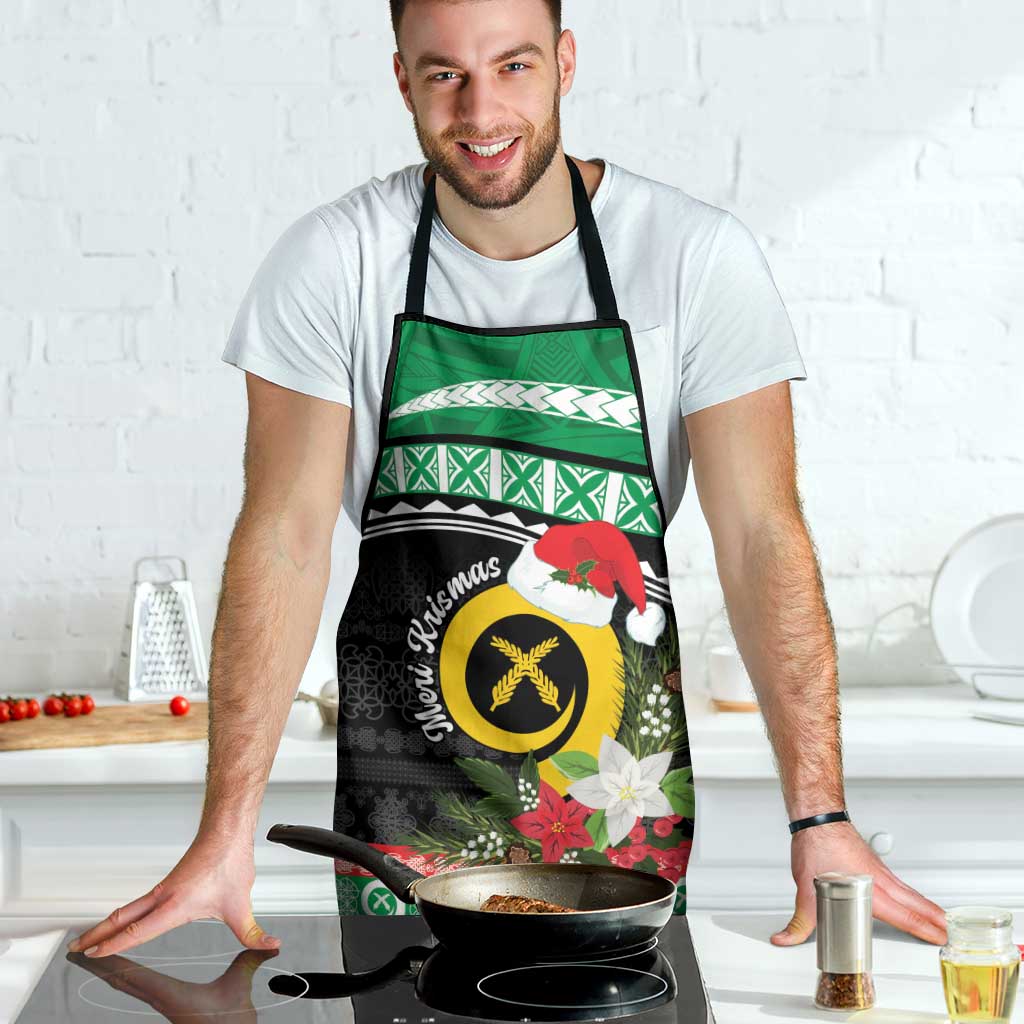 Vanuatu Pig's Tusk Meri Krismas! Apron Vanuatuan Sand Drawing Pattern - Polynesian Pride