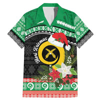 Vanuatu Pig's Tusk Meri Krismas! Family Matching Mermaid Dress and Hawaiian Shirt Vanuatuan Sand Drawing Pattern - Polynesian Pride