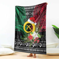 Vanuatu Pig's Tusk Meri Krismas! Blanket Vanuatuan Ancient Art Spirit - Polynesian Pride