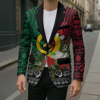 Vanuatu Pig's Tusk Meri Krismas! Blazer Vanuatuan Ancient Art Spirit - Polynesian Pride