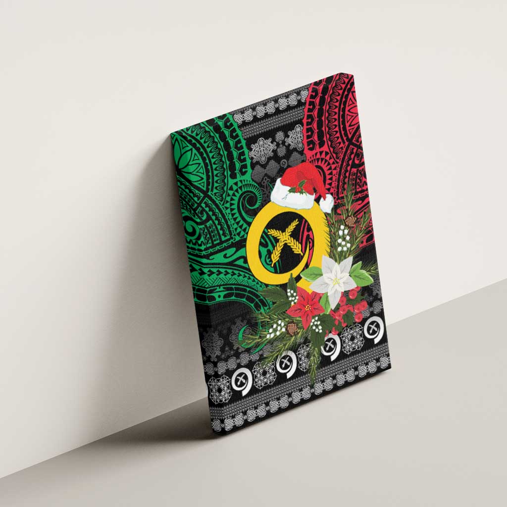 Vanuatu Pig's Tusk Meri Krismas! Canvas Wall Art Vanuatuan Ancient Art Spirit - Polynesian Pride