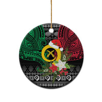 Vanuatu Pig's Tusk Meri Krismas! Ceramic Ornament Vanuatuan Ancient Art Spirit LT9 - Polynesian Pride