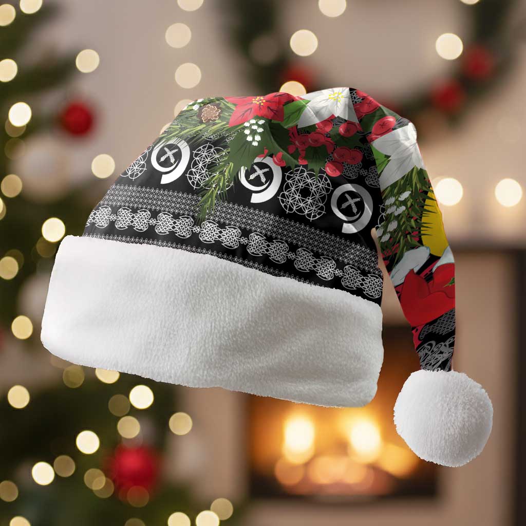 Vanuatu Pig's Tusk Meri Krismas! Christmas Santa Hat Vanuatuan Ancient Art Spirit - Polynesian Pride