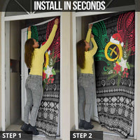 Vanuatu Pig's Tusk Meri Krismas! Door Cover Vanuatuan Ancient Art Spirit - Polynesian Pride