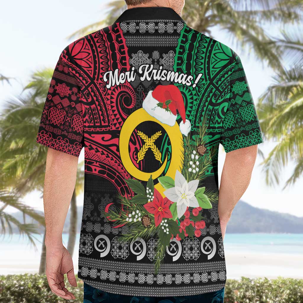 Vanuatu Pig's Tusk Meri Krismas! Hawaiian Shirt Vanuatuan Ancient Art Spirit - Polynesian Pride