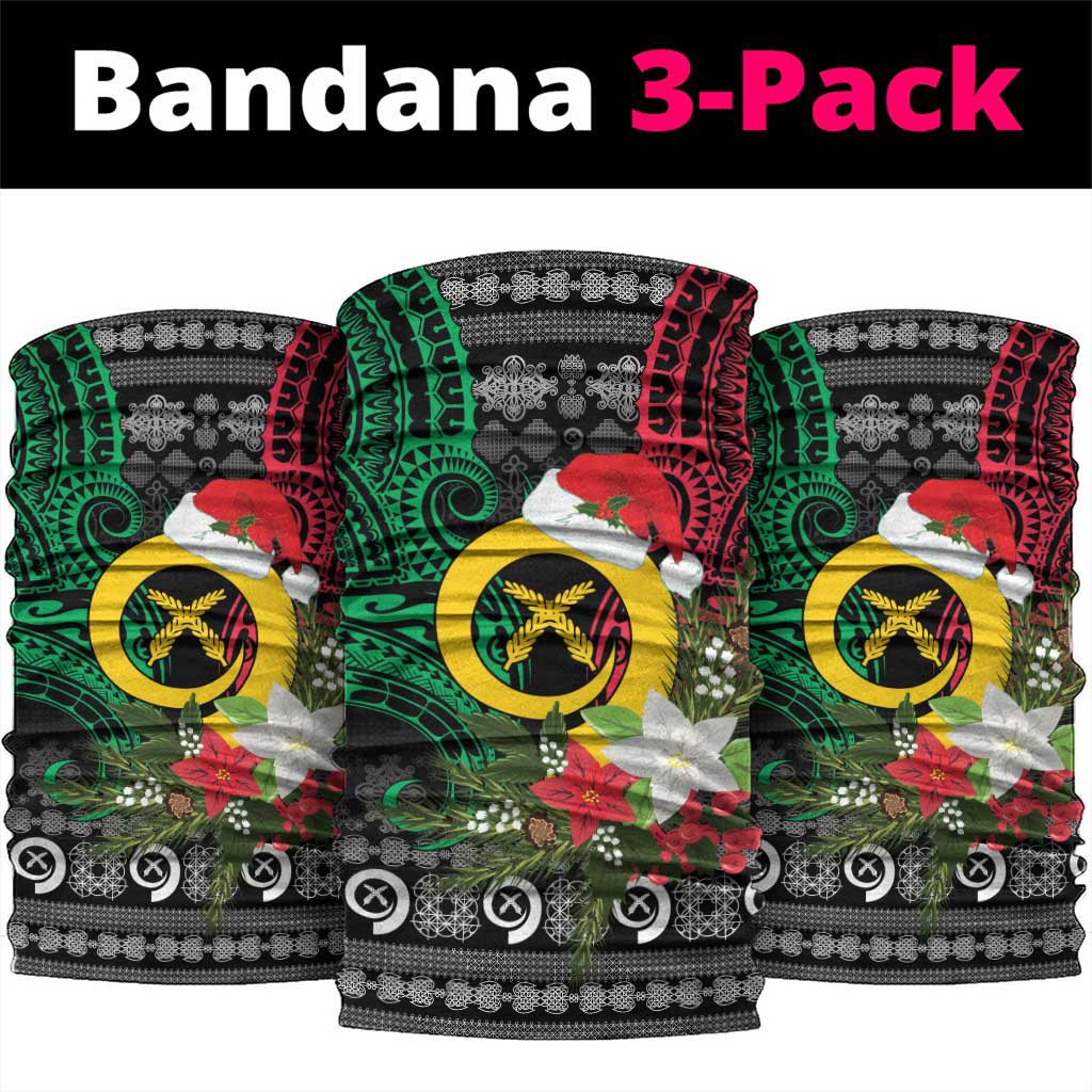 Vanuatu Pig's Tusk Meri Krismas! Neck Gaiter Vanuatuan Ancient Art Spirit - Polynesian Pride