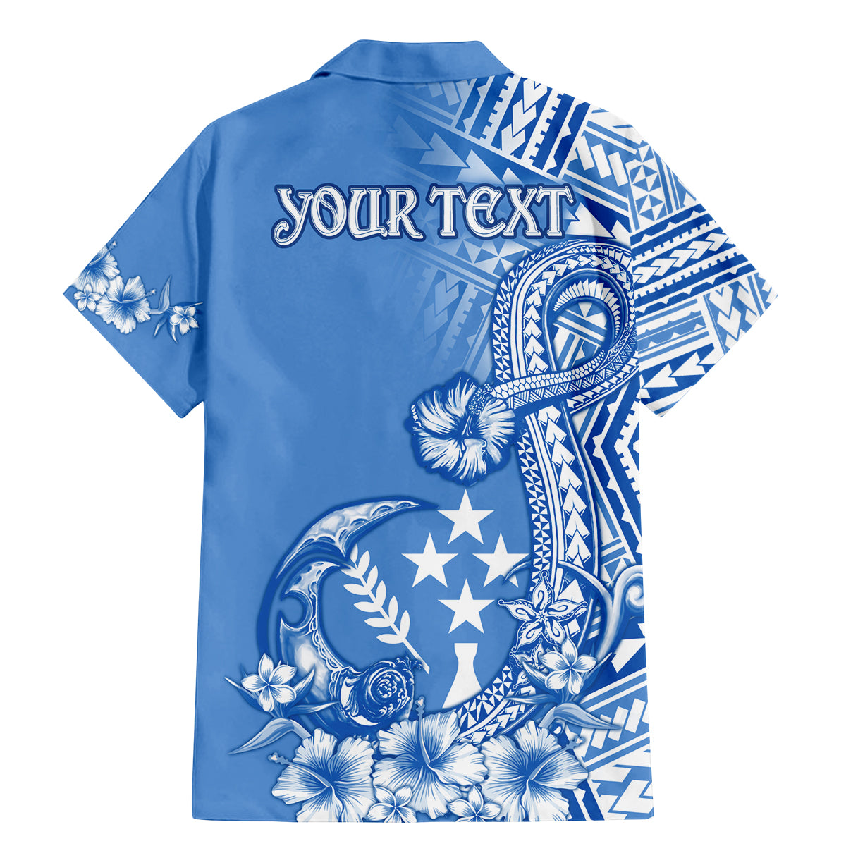 Kosrae Constitution Day Personalised Family Matching Mermaid Dress and Hawaiian Shirt Kusaie Hook Tattoo Special Polynesian Pattern LT9 - Polynesian Pride
