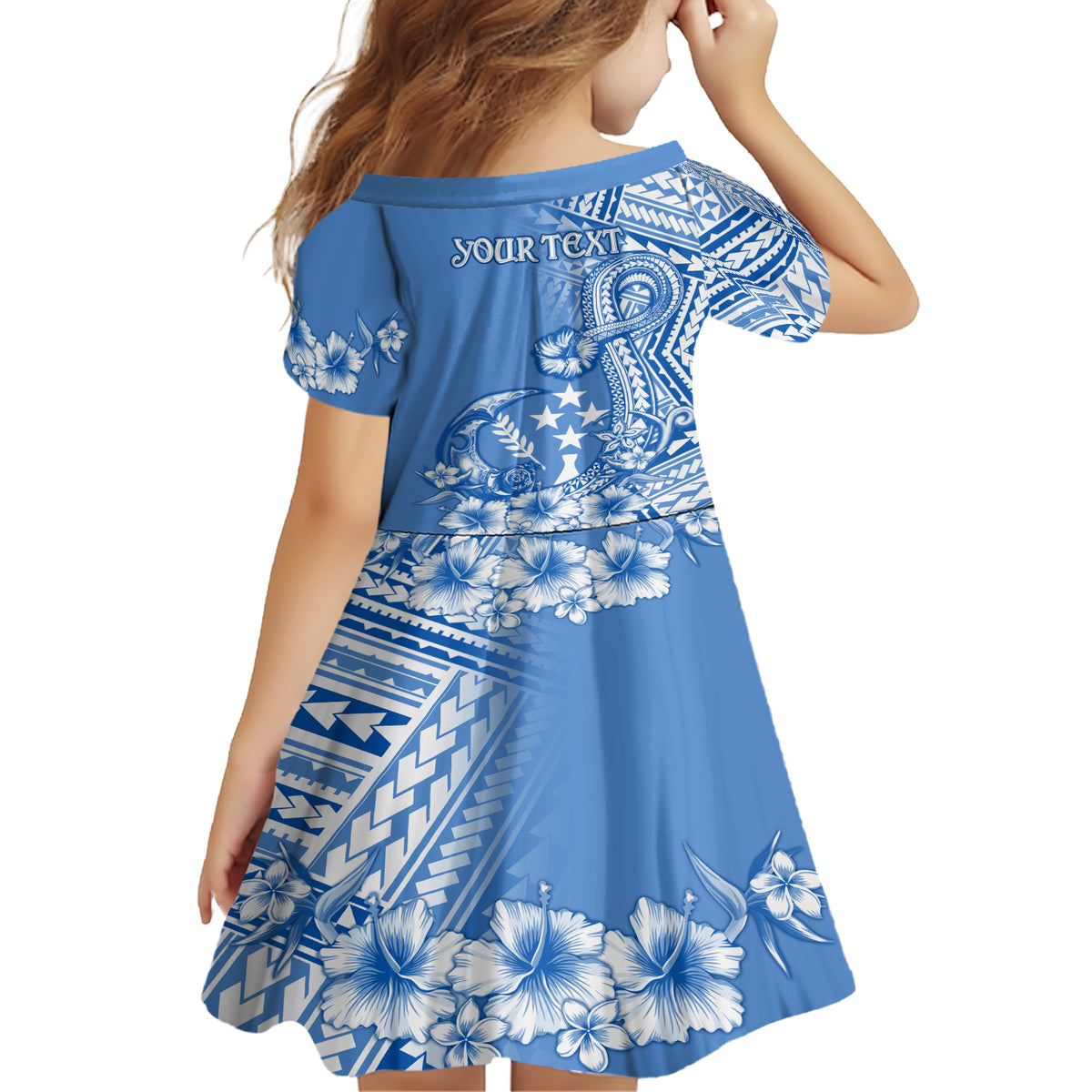 Kosrae Constitution Day Personalised Family Matching Short Sleeve Bodycon Dress and Hawaiian Shirt Kusaie Hook Tattoo Special Polynesian Pattern LT9 - Polynesian Pride