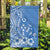 Kosrae Constitution Day Personalised Garden Flag Kusaie Hook Tattoo Special Polynesian Pattern LT9 Garden Flag Blue - Polynesian Pride