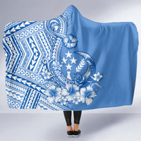 Kosrae Constitution Day Personalised Hooded Blanket Kusaie Hook Tattoo Special Polynesian Pattern LT9 - Polynesian Pride
