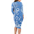 Kosrae Constitution Day Personalised Long Sleeve Bodycon Dress Kusaie Hook Tattoo Special Polynesian Pattern LT9 - Polynesian Pride