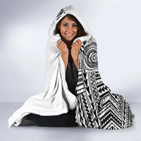 Ia Orana Tahiti Personalised Hooded Blanket French Polynesia Hook Tattoo Special White Color LT9