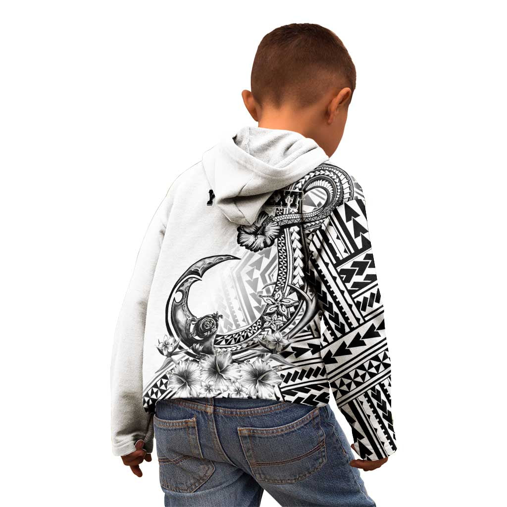 Ia Orana Tahiti Personalised Kid Hoodie French Polynesia Hook Tattoo Special White Color LT9