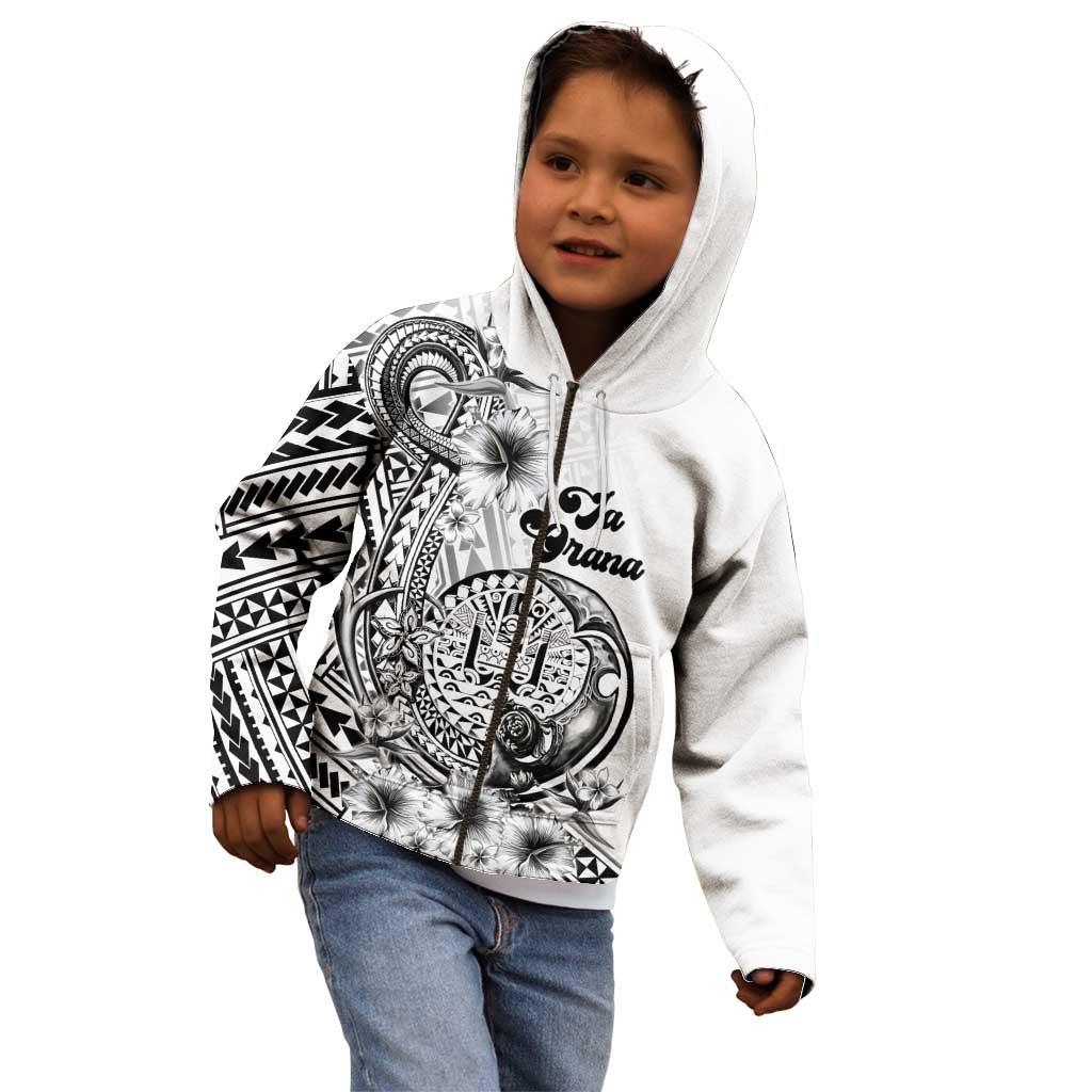 Ia Orana Tahiti Personalised Kid Hoodie French Polynesia Hook Tattoo Special White Color LT9