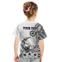Ia Orana Tahiti Personalised Kid T Shirt French Polynesia Hook Tattoo Special White Color LT9