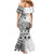 La Orana Tahiti Personalised Mermaid Dress French Polynesia Hook Tattoo Special White Color LT9 - Polynesian Pride