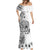 La Orana Tahiti Personalised Mermaid Dress French Polynesia Hook Tattoo Special White Color LT9 - Polynesian Pride