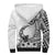 La Orana Tahiti Personalised Sherpa Hoodie French Polynesia Hook Tattoo Special White Color LT9 - Polynesian Pride