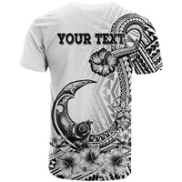 Ia Orana Tahiti Personalised T Shirt French Polynesia Hook Tattoo Special White Color LT9