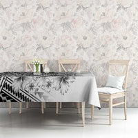 Ia Orana Tahiti Personalised Tablecloth French Polynesia Hook Tattoo Special White Color LT9