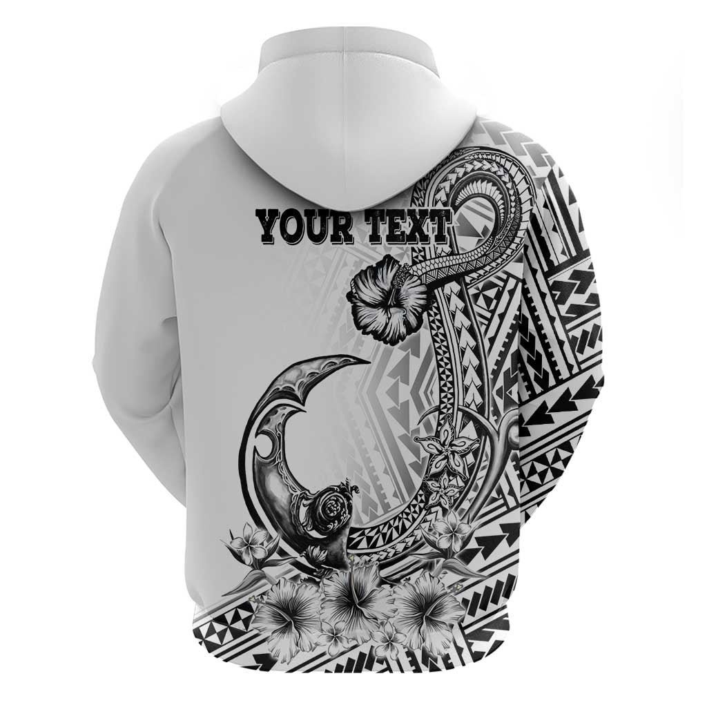 Ia Orana Tahiti Personalised Zip Hoodie French Polynesia Hook Tattoo Special White Color LT9