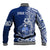 Nauru Independence Personalised Baseball Jacket Naoero Hook Tattoo Special Polynesian Pattern LT9 - Polynesian Pride