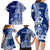 Nauru Independence Personalised Family Matching Long Sleeve Bodycon Dress and Hawaiian Shirt Naoero Hook Tattoo Special Polynesian Pattern LT9 - Polynesian Pride