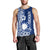 Nauru Independence Personalised Men Tank Top Naoero Hook Tattoo Special Polynesian Pattern LT9 - Polynesian Pride