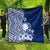 Nauru Independence Personalised Quilt Naoero Hook Tattoo Special Polynesian Pattern LT9 - Polynesian Pride