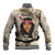 Personalized New Zealand Women's Day Baseball Jacket Maori Girl Feathers of Hope - Beige LT9 - Polynesian Pride