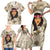 Personalized New Zealand Women's Day Family Matching Short Sleeve Bodycon Dress and Hawaiian Shirt Maori Girl Feathers of Hope - Beige LT9 - Polynesian Pride