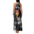 New Zealand Custom Women's Day Family Matching Tank Maxi Dress and Hawaiian Shirt Maori Girl Feathers of Hope - Black LT9 - Polynesian Pride