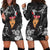 New Zealand Custom Women's Day Hoodie Dress Maori Girl Feathers of Hope - Black LT9 - Polynesian Pride