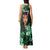 New Zealand Custom Women's Day Tank Maxi Dress Maori Girl Feathers of Hope - Green LT9 - Polynesian Pride