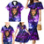 New Zealand Custom Women's Day Family Matching Mermaid Dress and Hawaiian Shirt Maori Girl Feathers of Hope - Purple LT9 - Polynesian Pride