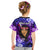 New Zealand Custom Women's Day Kid T Shirt Maori Girl Feathers of Hope - Purple LT9 - Polynesian Pride