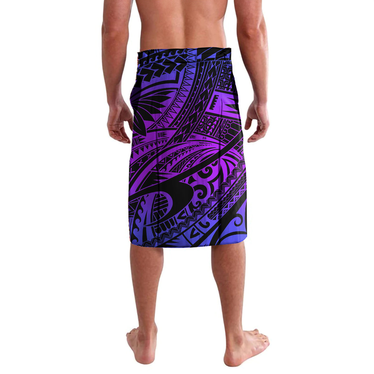 New Zealand Women's Day Lavalava Maori Girl Feathers of Hope - Purple LT9 - Polynesian Pride